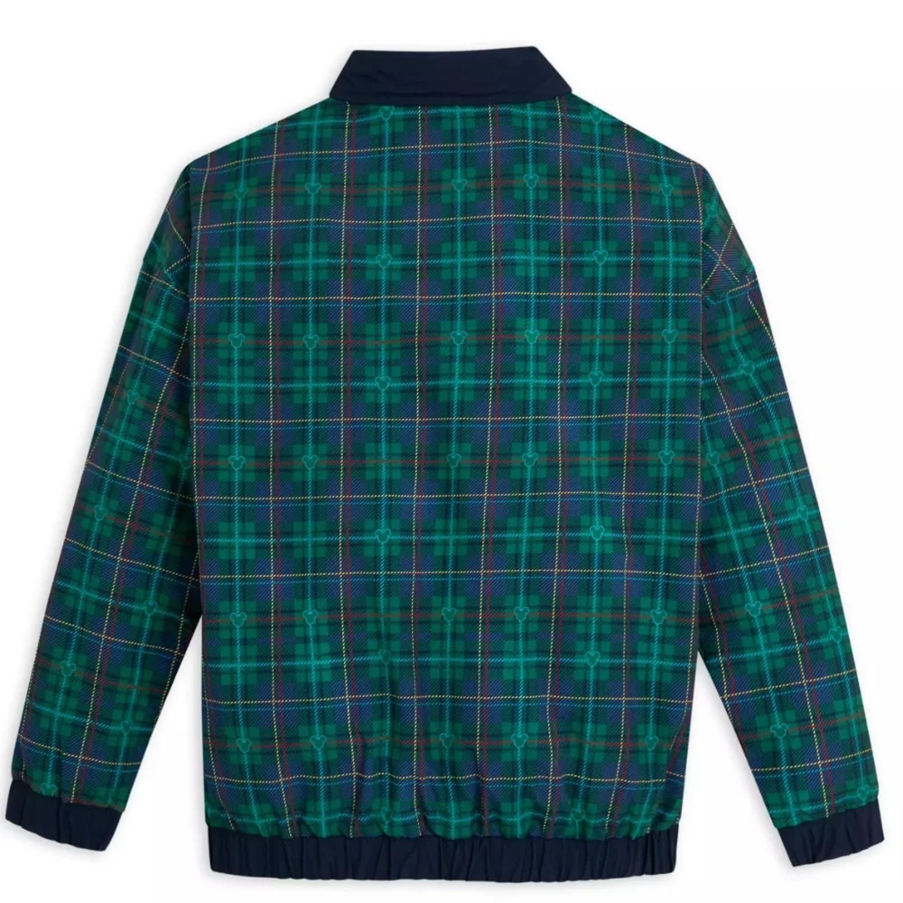 2025 Disney Parks Mickey Mouse & Friends Plaid Golf Zip Jacket Adult Size NEW - Picture 2 of 5
